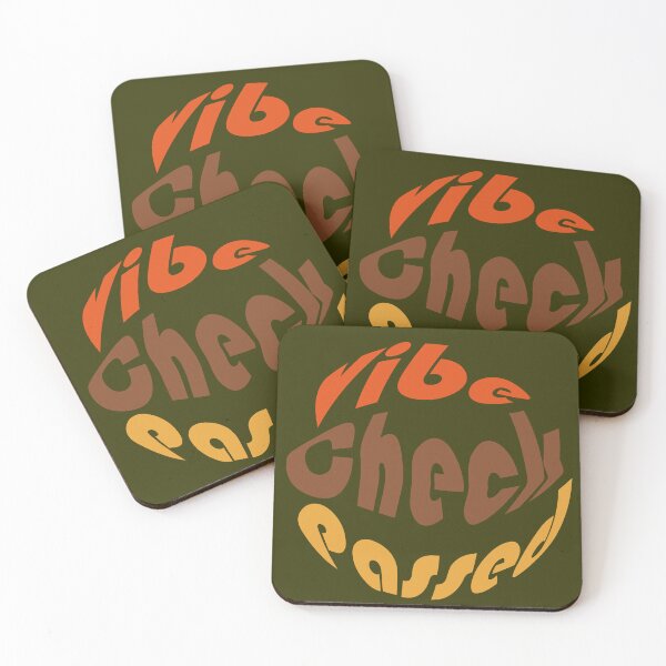 Item preview, Vibe Check Passed – Retro Groovy Text Design designed and sold by MoonGirlDes000.