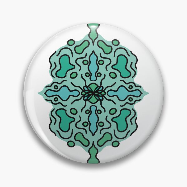 Item preview, Teal Alien Abstraction designed and sold by sleepyheadedbb.