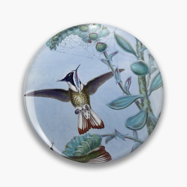 Item preview, Blue Bearded Helmetcrest designed and sold by Lucy Goosy Art.