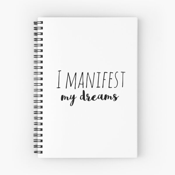 Item preview, I Manifest My Dreams – Affirmation – Law of Attraction Typography designed and sold by Camila  Ardila.