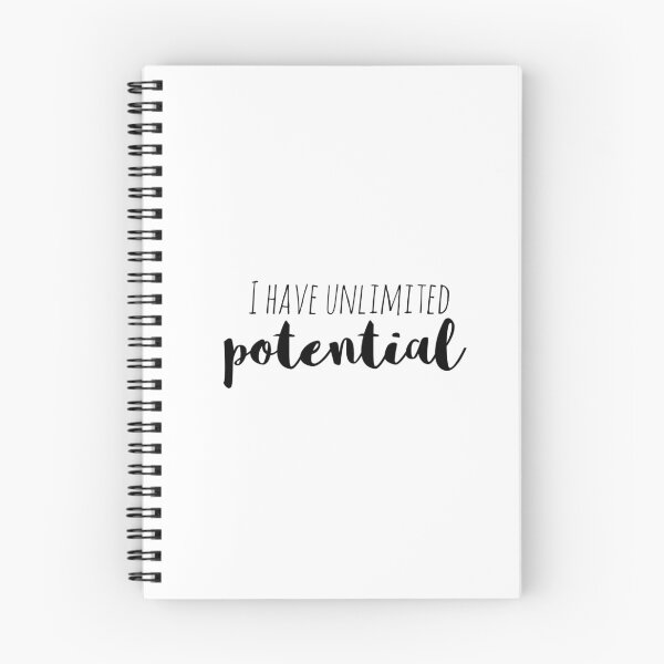 Item preview, I Have Unlimited Potential – Affirmation – Growth Mindset Typography designed and sold by Camila  Ardila.