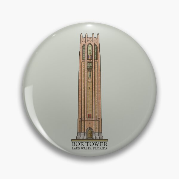 Item preview, Bok Tower Gardens Florida Landmark Illustration designed and sold by ArtSpireWorks.