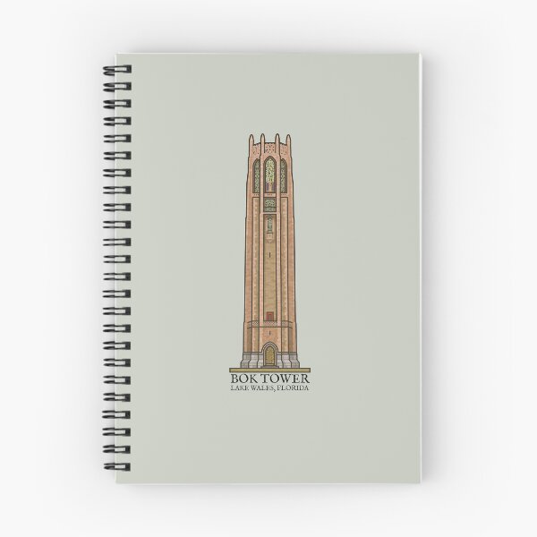 Item preview, Bok Tower Gardens Florida Landmark Illustration designed and sold by ArtSpireWorks.