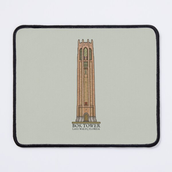 Item preview, Bok Tower Gardens Florida Landmark Illustration designed and sold by ArtSpireWorks.