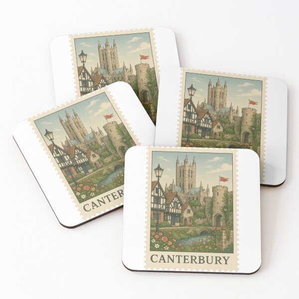 Item preview, Canterbury Travel Stamp designed and sold by RebelCactusStore.