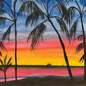 Artwork thumbnail, Beach Sunset by VisionArteCR