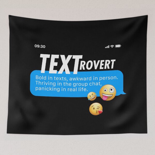 Item preview, TEXTrovert designed and sold by Textitude.
