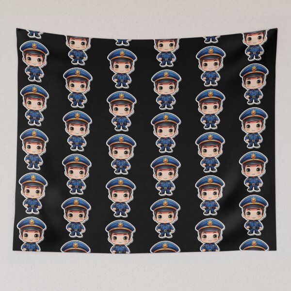 Item preview, Copy of Cute Adorable Policeman 1 designed and sold by JBGStickers.