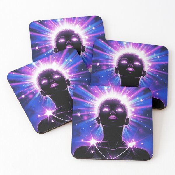 Item preview, Dolled Up Girlie pop Slay Radiant Soul — Celestial Pop Art Portrait of a Strong Woman designed and sold by  Ojo de Lilith.