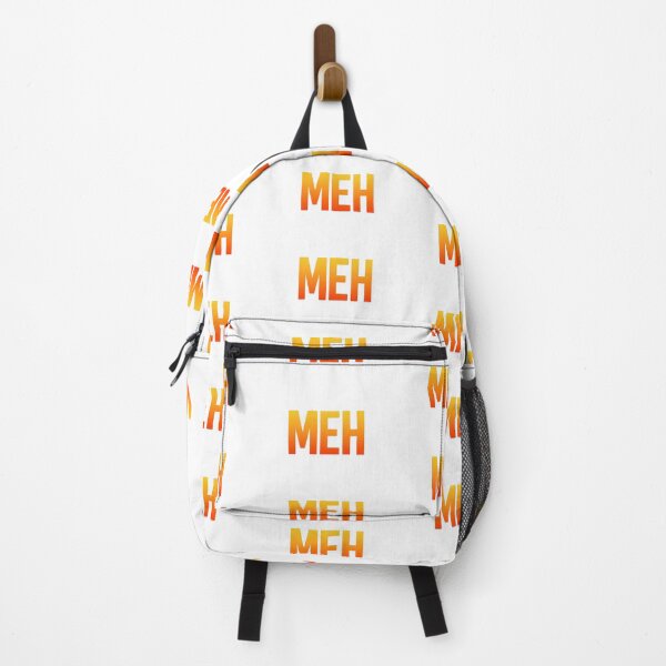 Item preview, Meh in Hot Orange Bold designed and sold by Memes N Lore .
