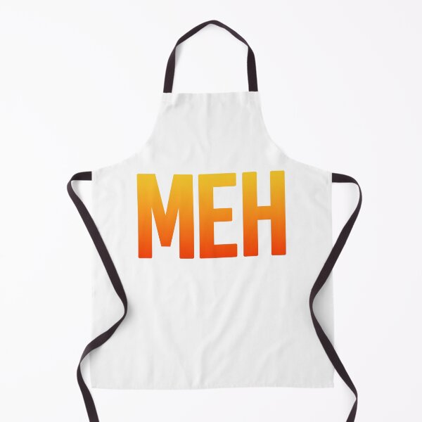 Item preview, Meh in Hot Orange Bold designed and sold by Memes N Lore .