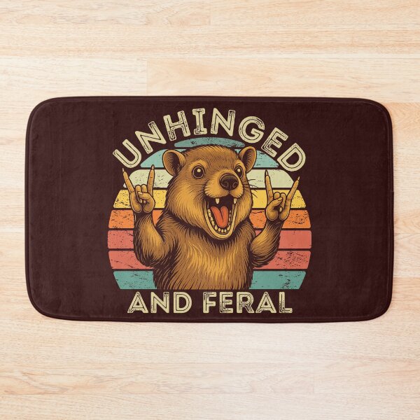 Item preview, Unhinged And Feral Rock Hyrax Awawa Vintage Funny designed and sold by d247.