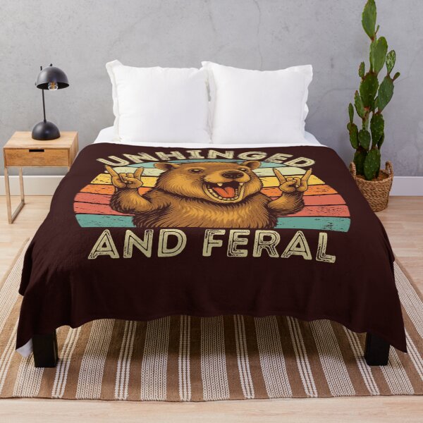 Item preview, Unhinged And Feral Rock Hyrax Awawa Vintage Funny designed and sold by d247.