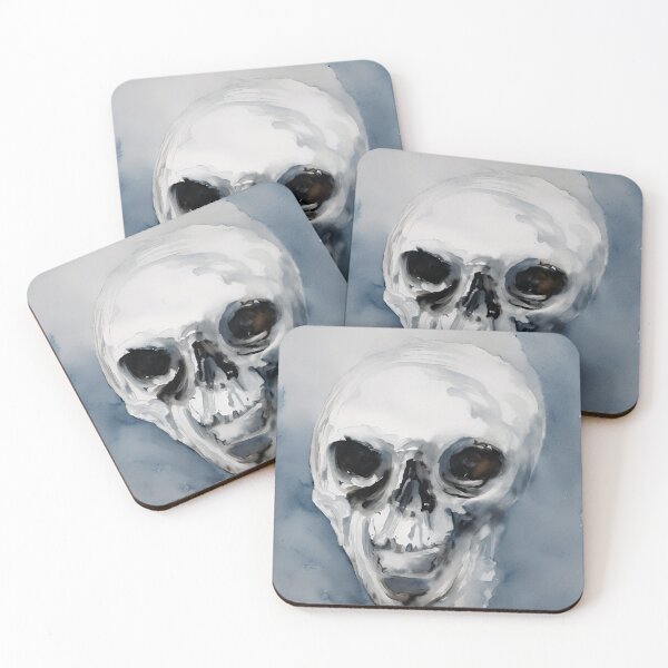 Item preview, Impressionist skull designed and sold by Glenbobagins.