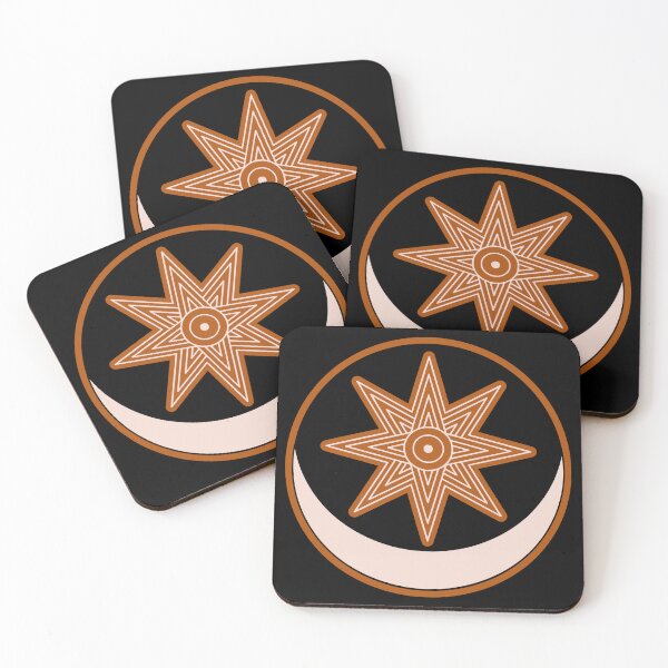 Item preview, Mesopotamian Deity Emblems - Copper Insignia  designed and sold by CaffeineCraftedCreations.