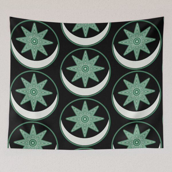 Item preview, Mesopotamian Deity Emblems - Malachite Insignia  designed and sold by CaffeineCraftedCreations.