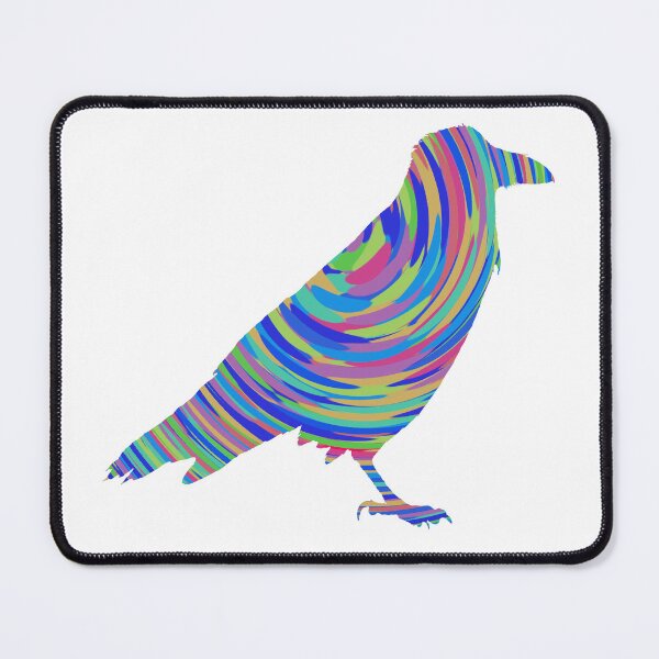 Item preview, Colorful Crow designed and sold by The Rabbit Den.
