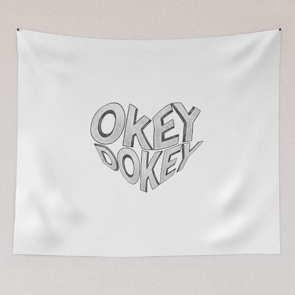 Item preview, Okey Dokey Quote designed and sold by The Toonz Universe.