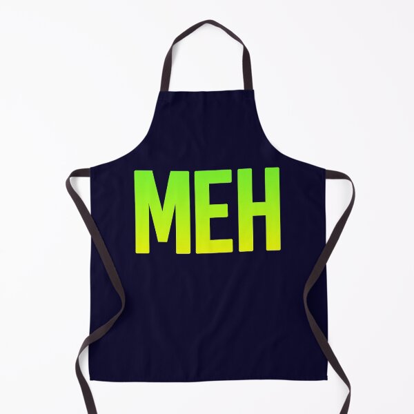 Item preview, Meh in Lime Green Bold designed and sold by Memes N Lore .