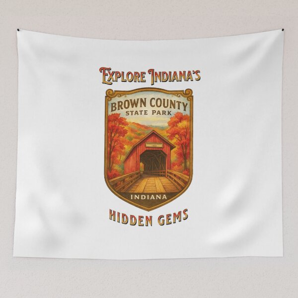Item preview, Explore Indiana State Parks, Brown County designed and sold by CDub-Designs.