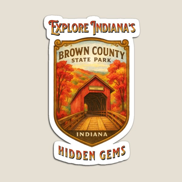 Item preview, Explore Indiana State Parks, Brown County designed and sold by CDub-Designs.