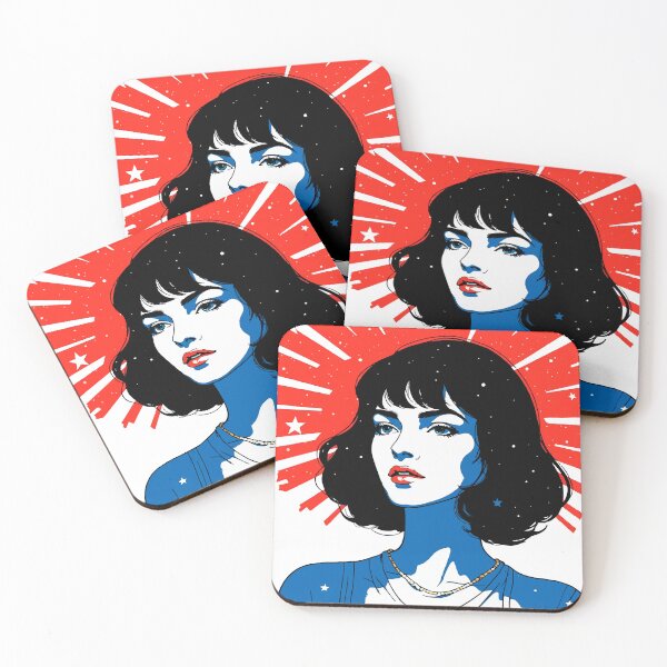 Item preview, Dolled Up Girlie pop Slay Radiant Soul — Celestial Pop Art Portrait of a Strong Woman designed and sold by  Ojo de Lilith.