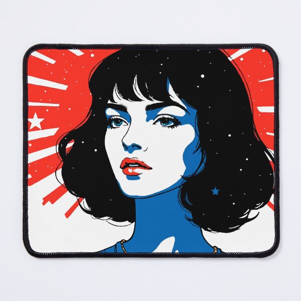 Item preview, Dolled Up Girlie pop Slay Radiant Soul — Celestial Pop Art Portrait of a Strong Woman designed and sold by  Ojo de Lilith.