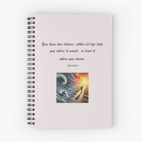 Item preview, Lead Your Life – A Thoughtful Quote on Choice and Direction designed and sold by AforistSoul.