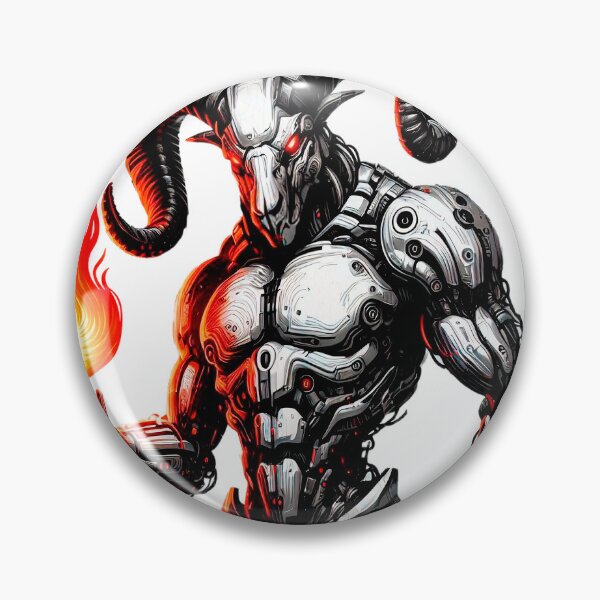 Item preview, Bot Aries, The Fireborn Zodiac Warrior designed and sold by Bot-Army.