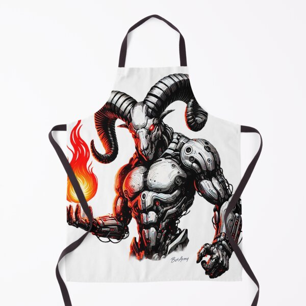 Item preview, Bot Aries, The Fireborn Zodiac Warrior designed and sold by Bot-Army.
