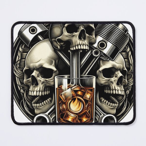 Item preview, Whiskey, Pistons and Skulls T-shirt and More designed and sold by Joey Mansell Shop.