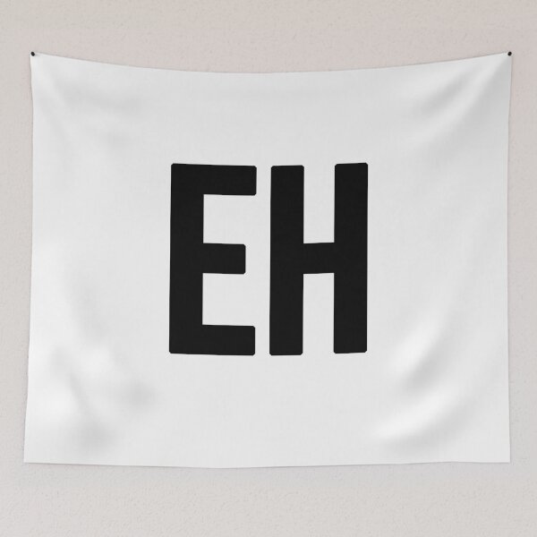 Item preview, EH in Bold  designed and sold by Memes N Lore .