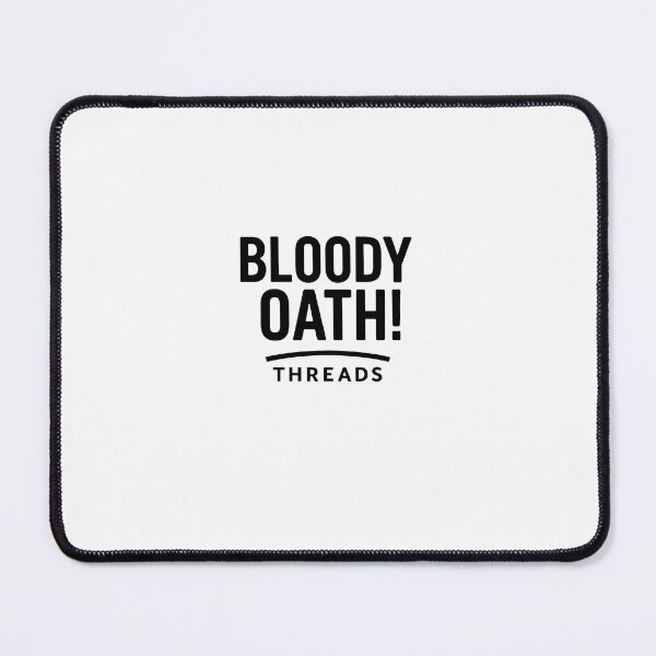 Item preview, Bloody Oath! (White) designed and sold by FairDinkumThreads.