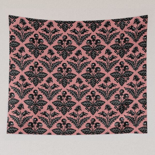 Item preview, Hounds and skulls — black and pink designed and sold by tanaudel.