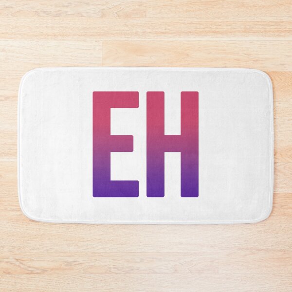Item preview, EH in Red and Purple Bold  designed and sold by Memes N Lore .
