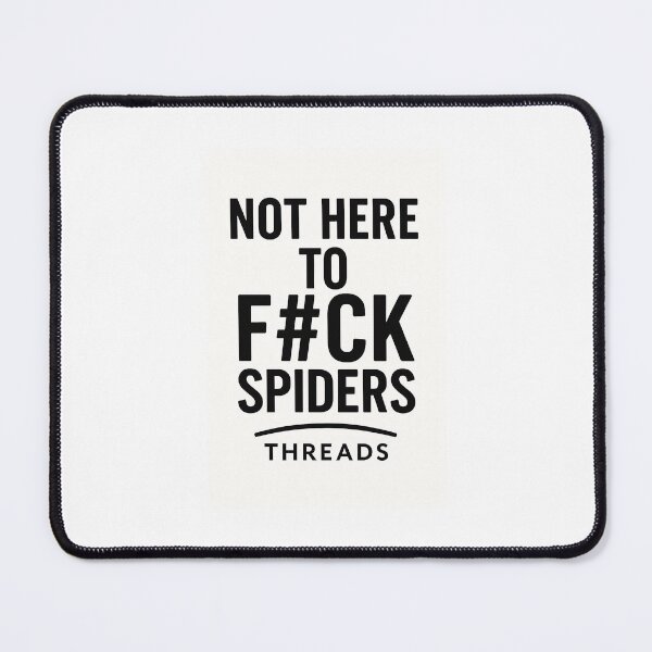 Item preview, Not Here to F##k Spiders – Aussie Attitude Tee (Black) designed and sold by FairDinkumThreads.