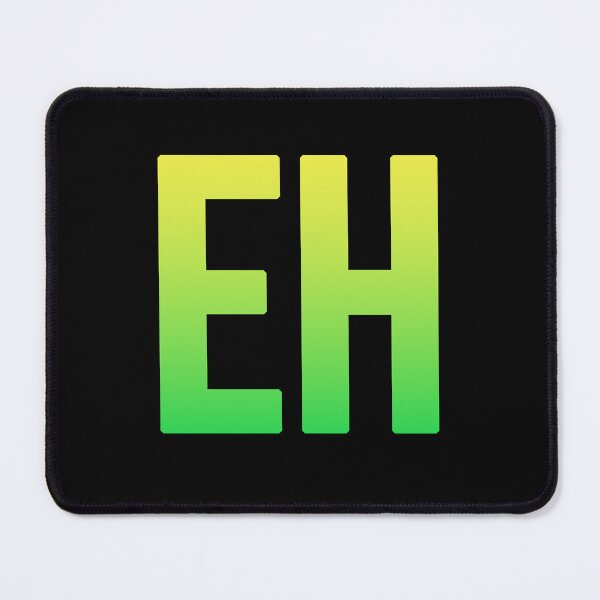 Item preview, EH in Yellow and Green Bold  designed and sold by Memes N Lore .