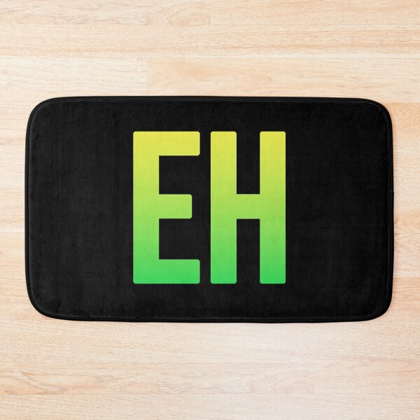Item preview, EH in Yellow and Green Bold  designed and sold by Memes N Lore .