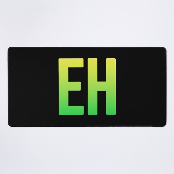 Item preview, EH in Yellow and Green Bold designed and sold by Memes N Lore .