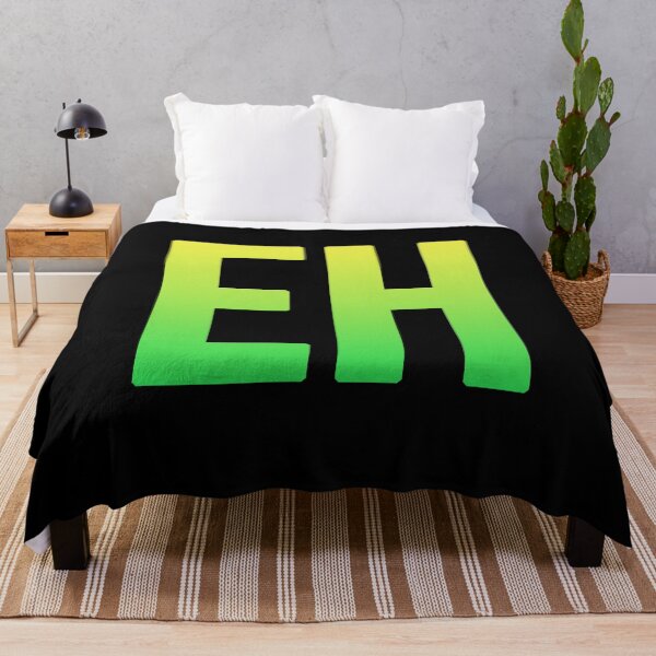 Item preview, EH in Yellow and Green Bold  designed and sold by Memes N Lore .