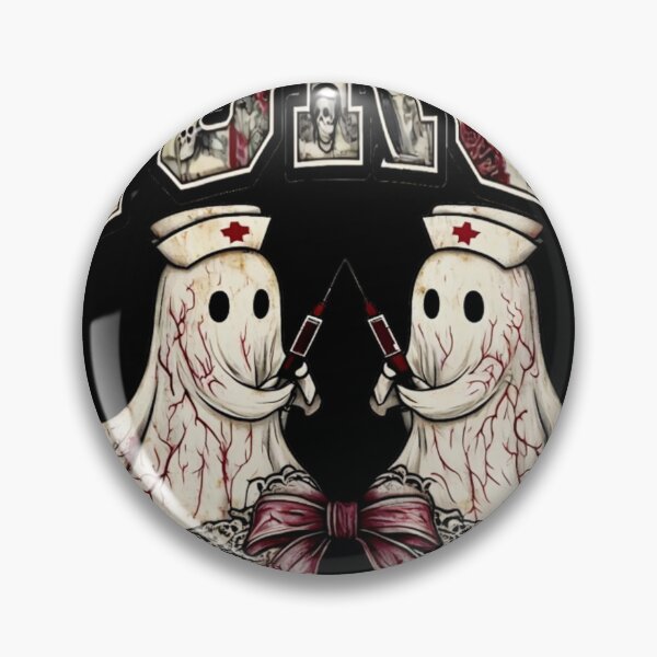 Item preview, Halloween Nurse Scary Coquette Bow designed and sold by KitonicTees.