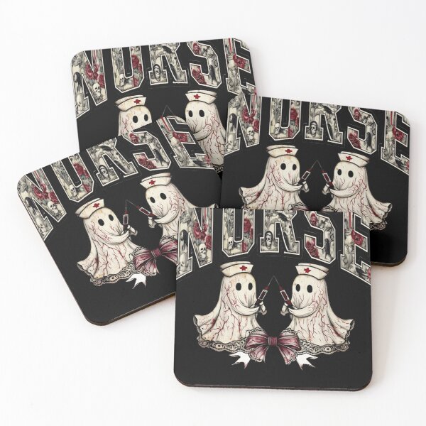 Item preview, Halloween Nurse Scary Coquette Bow designed and sold by KitonicTees.
