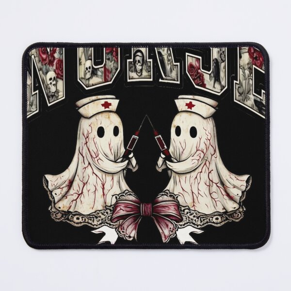 Item preview, Halloween Nurse Scary Coquette Bow designed and sold by KitonicTees.