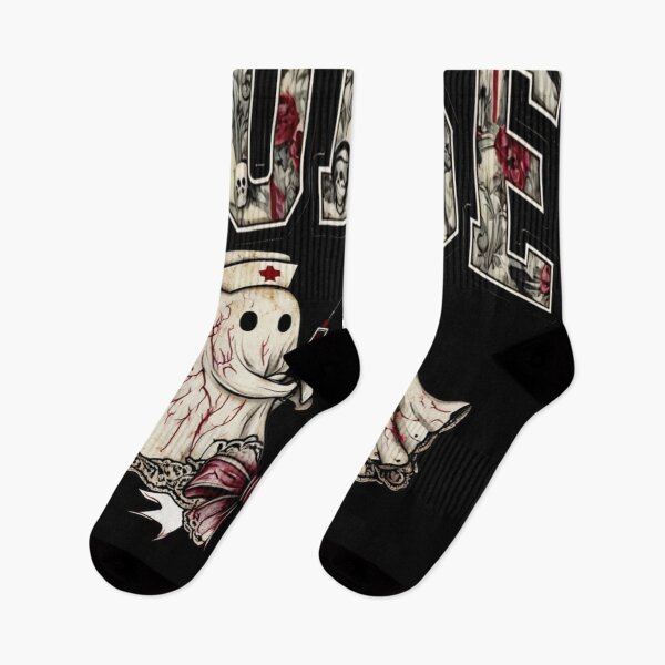 Item preview, Halloween Nurse Scary Coquette Bow designed and sold by KitonicTees.
