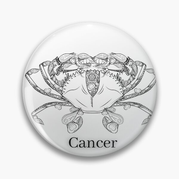 Item preview, Intricate Cancer Zodiac Crab Tattoo Art designed and sold by ZodiacVibesStudio.