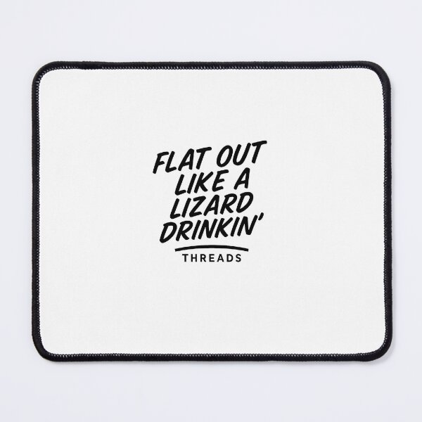 Item preview, Flat Out Like a lizard drinkin' – Aussie Attitude Tee (White) designed and sold by FairDinkumThreads.