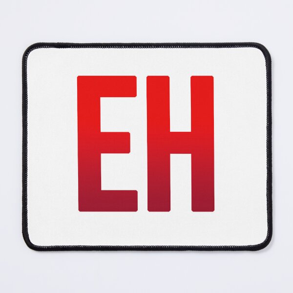 Item preview, EH in Red Bold designed and sold by Memes N Lore .