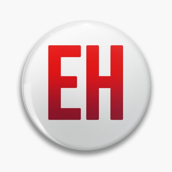 Item preview, EH in Red Bold  designed and sold by Memes N Lore .