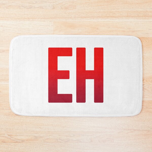 Item preview, EH in Red Bold  designed and sold by Memes N Lore .