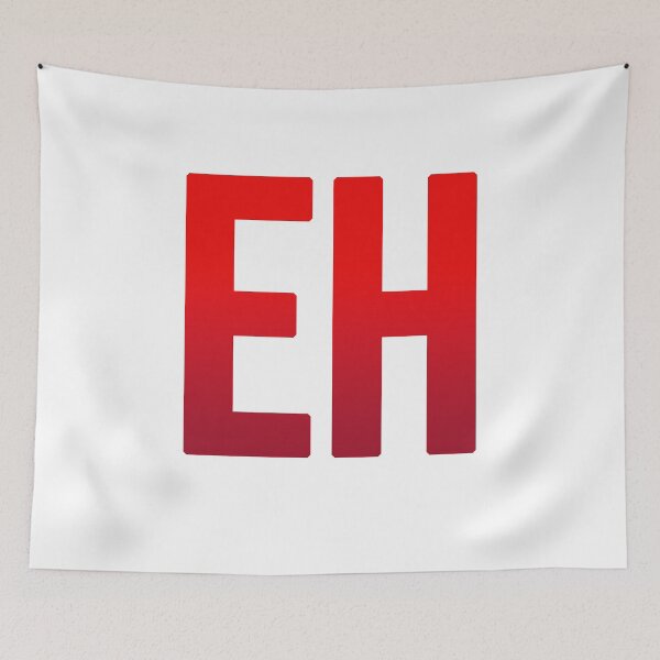 Item preview, EH in Red Bold  designed and sold by Memes N Lore .